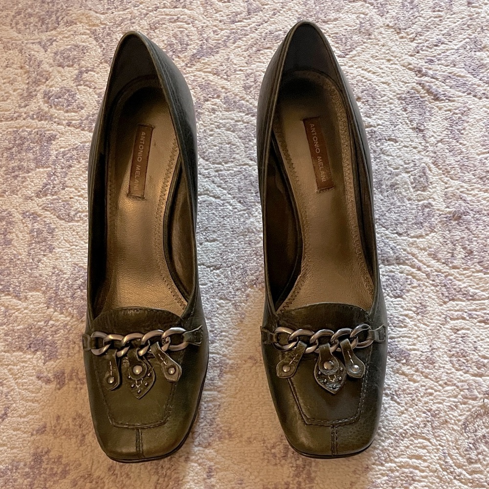 Antonio Melanie Margot - Loden Green Shoes Size 8.5